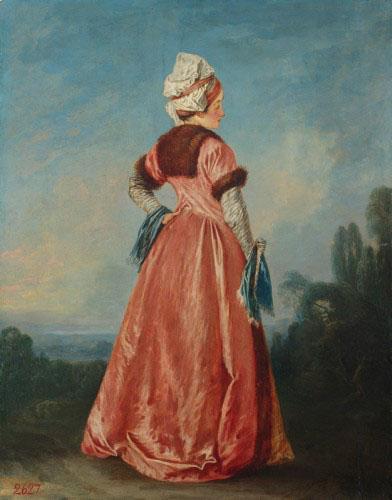Jean-Antoine Watteau Polish Woman oil painting image